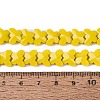 Opaque Glass Beads Strands GLAA-Q118-01B-C01-4