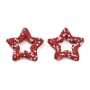 Star Shape Polymer Clay Rhinestone Beads CLAY-NH0001-06C-1