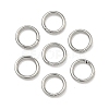 Tarnish Resistant 304 Stainless Steel Open Jump Rings STAS-M008-04B-1