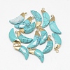 Synthetic Turquoise Pendants G-Q494-80B-1