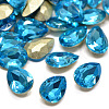Faceted Teardrop Glass Pointed Back Rhinestone Cabochons RGLA-A008-7x10mm-S07-1