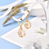 Natural Freshwater Pearl Leverback Earrings for Women EJEW-JE04620-2