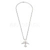 Zinc Alloy Pendant Necklaces NJEW-M211-14F-P-5