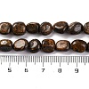 Natural Bronzite Beads Strands G-G146-A18-01-5