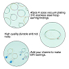 40Pcs 4 Colors PVD Vacuum Plating 316L Surgical Stainless Steel Hoop Earring Findings STAS-PH0001-60M-6