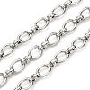 304 Stainless Steel Oval Link Chains CHS-S012-08P-1