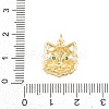 Brass Micro Pave Cubic Zirconia Pendants KK-D258-37G-01-3