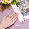  Double Rows Alloy Rhinestone Cup Chain FIND-NB0002-71-3