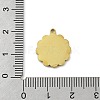 304 Stainless Steel Enamel Pendants STAS-U039-04G-3