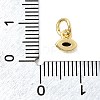 Brass Cubic Zirconia Charms KK-G554-02F-05-3