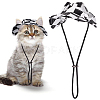 Tartan Pattern Cute Cotton Pet Hat for Dog Cat AJEW-WH20010-80E-1