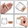 Glass Jar Glass Bottle for Bead Containers CON-E008-58x47mm-4