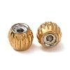 304 Stainless Steel Spacer Beads STAS-L318-09G-04-2