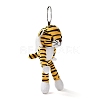 Cartoon PP Cotton Plush Simulation Soft Stuffed Animal Toy Tiger Pendants Decorations LS-HJEW-K043-07-3