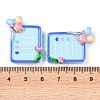 Opaque Resin Decoden Cabochons CRES-O002-01-4
