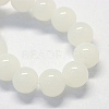 Baking Paint Imitation Jade Glass Round Bead Strands DGLA-Q021-10mm-01-2