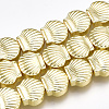 Electroplate Non-magnetic Synthetic Hematite Beads Strands G-T061-181-2