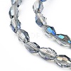 Electroplate Glass Beads Strands EGLA-J013-4x6mm-H03-3