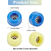 Fingerinspire Plastic Skateboard Wheels AJEW-FG0001-77A-2