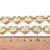 304 Stainless Steel Heart Link Chains CHS-Q009-03G-03-3