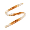 Gradient Color Natural Topaz Jade Beads Strands G-N342-136-1