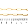 Ion Plating(IP) 304 Stainless Steel Paperclip Chain Necklace X-NJEW-D045-14G-4