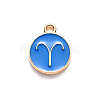 Alloy Enamel Pendants X-ENAM-S124-01B-02A-2