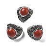 Synthetic Goldstone Adjustable Rings RJEW-I108-03AS-03-4