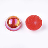 ABS Plastic Imitation Pearl Cabochons OACR-S025-6mm-02-2