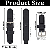 8 Pairs PU Leather Toggle Buckles DIY-GF0012-96B-2