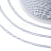 Round Waxed Polyester Cord YC-G006-01-1.0mm-33-3