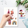 8 Sheets 8 Styles PVC Waterproof Wall Stickers DIY-WH0345-076-3