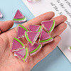 Transparent Enamel Acrylic Beads TACR-S155-001I-5