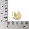 Brass Micro Pave Cubic Zirconia Beads KK-P290-61G-U-3