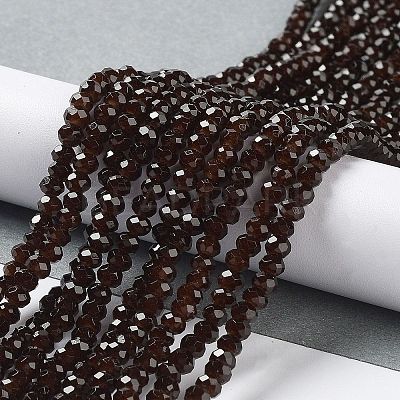 Baking Paint Imitation Jade Glass Bead Strands LS-DGLA-A034-J4MM-A11-1
