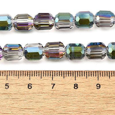 Electroplate Glass Beads Strands GLAA-G112-07I-1