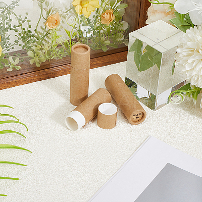 Kraft Paper Empty Lipstick Bottle AJEW-WH0752-063-1