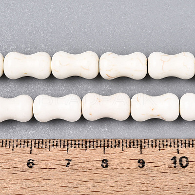 Synthetic Howlite Beads Strands G-N352-12-1
