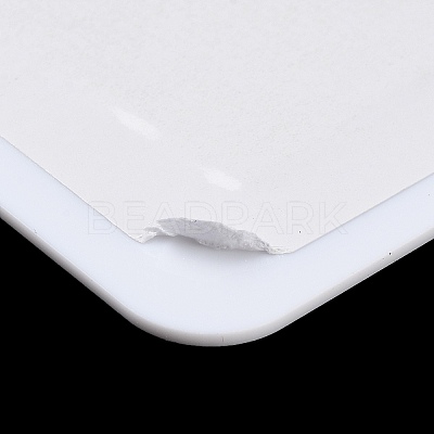 U Shaped Hole Acrylic Pearl Display Board Loose Beads Paste Board ODIS-M006-01H-1