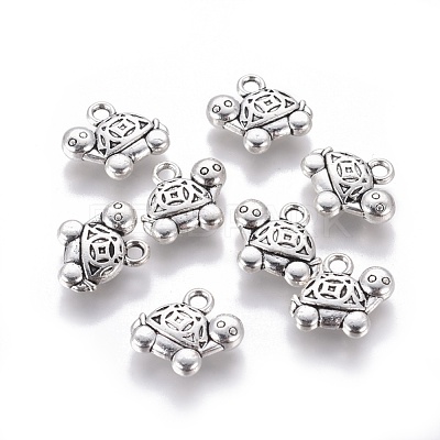 Tibetan Style Alloy Pendants X-TIBEP-E099-AS-1