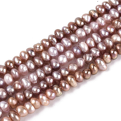 Natural Cultured Freshwater Pearl Beads Strands PEAR-N025-01A-1