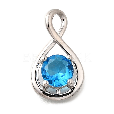 925 Sterling Silver Pave Cubic Zirconia Pendants STER-V001-03P-12-1