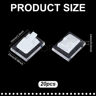 Plastic Single Ring Display Stands RDIS-WH0030-03A-1