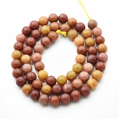 Natural Quartz Beads Strands G-N355-6mm-27-1