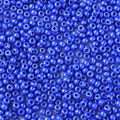 6/0 Czech Opaque Glass Seed Beads SEED-N004-003D-25-1