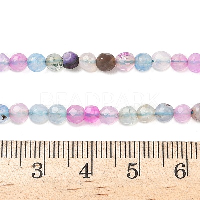 Natural Agate Beads Strands X-G-E469-12V-1