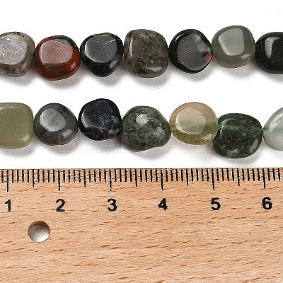 Natural African Bloodstone Beads Strands G-P497-01E-13-1