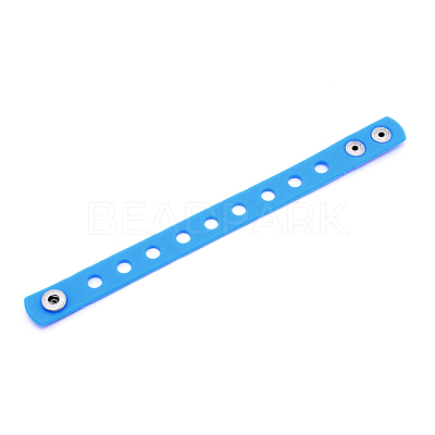 Kids Silicone Cord Bracelets BJEW-WH0011-02I-1