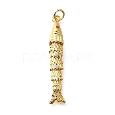 Brass Micro Pave Cubic Zirconia Pendants KK-R217-01G-05-1