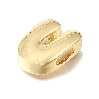 Brass Slide Charms KK-E802-33G-U-1